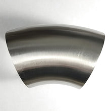 Load image into Gallery viewer, Stainless Bros 2.25in SS304 45 Degree Elbow - 1D/2.25in CLR - No Leg