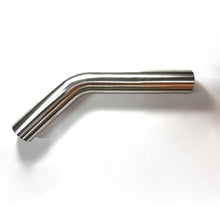 Load image into Gallery viewer, Stainless Bros 2.0in Diameter 1.5D / 3in CLR 45 Degree Bend 5in leg/8in leg Mandrel Bend