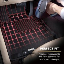 Load image into Gallery viewer, 3D MAXpider 16-20 Chevrolet Camaro Kagu 1st &amp; 2nd Row Floormats - Black
