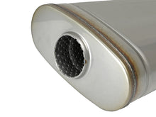 Load image into Gallery viewer, aFe MACH Force XP 304 Stainless Steel Muffler 2.5in Center/Offset 18in L x 9in W x 4in H