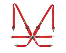 Load image into Gallery viewer, OMP Safety Harness One 2In Endurance Red Pull Down - (Fia 8853-2016)