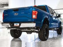 Cargar imagen en el visor de la galería, AWE Tuning 2015+ Ford F-150 0FG Dual Exit Performance Exhaust System w/5in Chrome Silver Tips