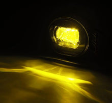 Load image into Gallery viewer, AlphaRex 02-08 Dodge Ram 1500/03-09 Ram 2500/3500 DoubleTap Dual Color LED Proj Fog Lights - Wt/Ambr