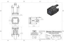 Cargar imagen en el visor de la galería, Diode Dynamics 2022+ Ford Maverick C1 Sport Hitch Mount LED Pod Reverse Kit