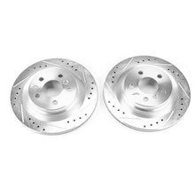 Cargar imagen en el visor de la galería, Power Stop 16-18 BMW X1 Rear Evolution Drilled &amp; Slotted Rotors - Pair