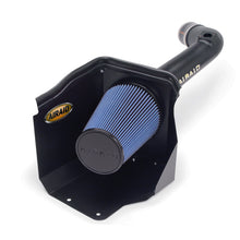 Cargar imagen en el visor de la galería, Airaid 01-04 Chevy &amp; GMC Duramax 6.6L LB7 CAD Intake System w/ Tube (Dry / Blue Media)