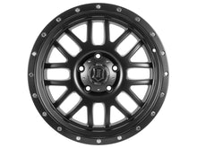 Cargar imagen en el visor de la galería, ICON Alpha 20x9 8x6.5 19mm Offset 5.75in BS 125.2mm Bore Satin Black Wheel