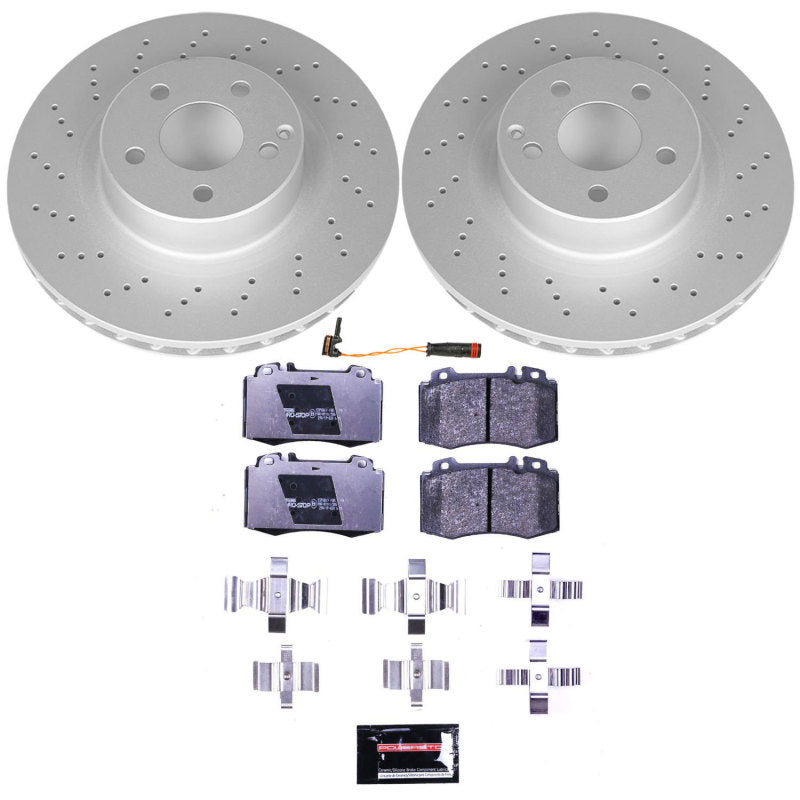 Power Stop 00-03 Mercedes-Benz CL500 Front Euro-Stop Brake Kit