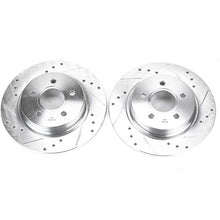 Cargar imagen en el visor de la galería, Power Stop 08-13 Volvo C30 Rear Evolution Drilled &amp; Slotted Rotors - Pair