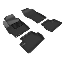 Cargar imagen en el visor de la galería, 3D Maxpider 08-15 Mitsubishi Lancer Evolution X Kagu 1st 2nd Row - Floor Mat Set (Black)