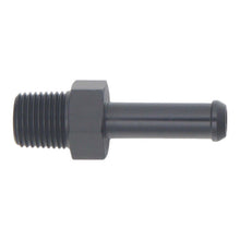 Cargar imagen en el visor de la galería, DeatschWerks 1/8in NPT Male Thread 1/4in Hose Barb - Anodized Matte Black