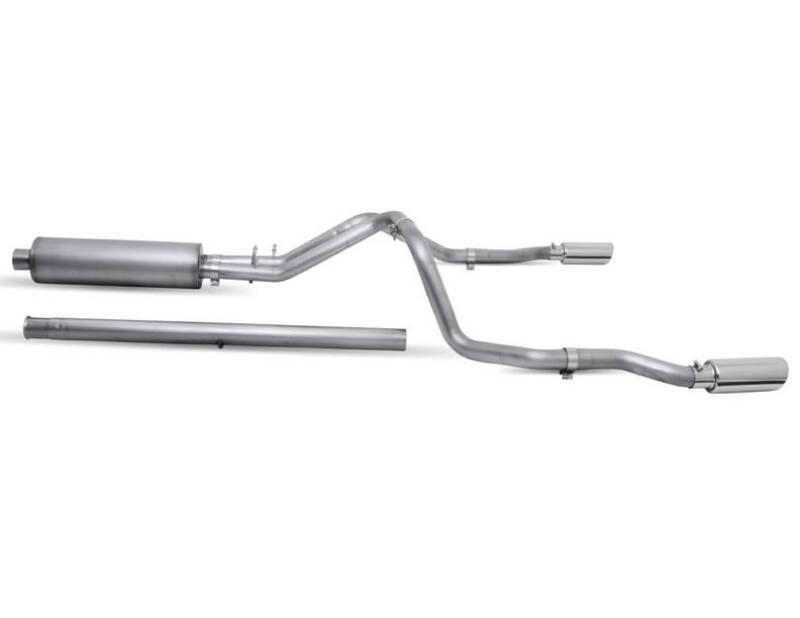 Gibson 20-22 Silverado/GMC Sierra 2500 HD 6.6L Crew Cab (Long Bed) Cat-Back Dual Split Exhaust