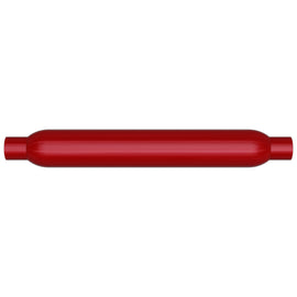 MagnaFlow Muffler Red Pack Series Glasspack 3.5in Rd 26in Body Length 2in/2in Inlet/Outlet