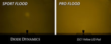 Cargar imagen en el visor de la galería, Diode Dynamics Stage Series C1 LED Pod Sport - Yellow Flood Flush ABL (Pair)