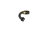 GReddy AN04 45 DEGREE HOSE END SWIVEL BLACK/GOLD ANODIZED