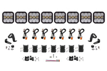 Cargar imagen en el visor de la galería, Diode Dynamics SS5 Sport Universal CrossLink 8-Pod Lightbar - White Combo