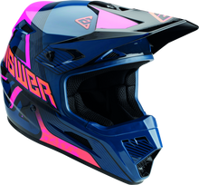 Cargar imagen en el visor de la galería, Answer AR1 Vendetta Helmet Dark Blue/Rhodamine/Orange Youth - Large