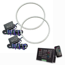 Cargar imagen en el visor de la galería, Oracle Jeep Wrangler TJ 97-06 LED Waterproof Halo Kit - ColorSHIFT w/ 2.0 Controller