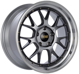 BBS LM-R 20x10.5 5x120 ET35 CB82 Diamond Black Center Diamond Cut Lip Wheel