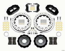 Cargar imagen en el visor de la galería, Wilwood Narrow Superlite 6R Front Hat Kit 12.88in Drilled 2013-Up Ford Focus ST w/ Lines