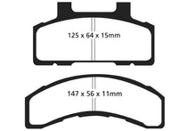 Cargar imagen en el visor de la galería, EBC 93-96 Buick Century 2.2 Yellowstuff Front Brake Pads
