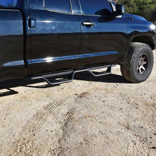 Cargar imagen en el visor de la galería, Westin 07-21 Toyota Tundra Double Cab Outlaw Nerf Step Bars - Textured Black