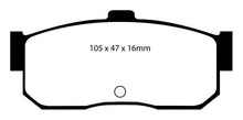 Load image into Gallery viewer, EBC 91-97 Infiniti G20 2.0 Redstuff Rear Brake Pads