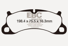 Cargar imagen en el visor de la galería, EBC 12-15 Porsche 911 (991) Carrera S 3.8L (Cast Iron Rotor Only) Bluestuff Front Brake Pads