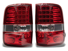 Cargar imagen en el visor de la galería, Raxiom 04-08 Ford F-150 Styleside LED Tail Lights- Chrome Housing- Red/Clear Lens