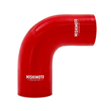 Cargar imagen en el visor de la galería, Mishimoto Silicone Reducer Coupler 90 Degree 2in to 2.25in - Red