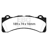 EBC Racing Brembo XA5.71.M2 RP- X Race Brake Pads