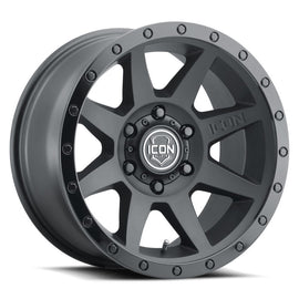 ICON Rebound 18x9 / 5x5in / -12mm / 4.5in BS Double Black Wheel
