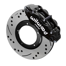 Cargar imagen en el visor de la galería, Wilwood 69-83 Porsche 911 Front Superlite Brake Kit 3.5in MT Drilled &amp; Slotted - Black