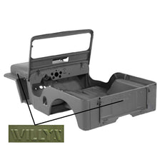 Cargar imagen en el visor de la galería, Omix Body Tub Kit with Willys Script 49-53 Willys CJ3A