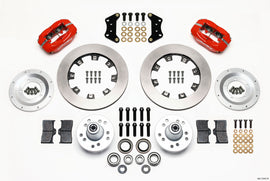Wilwood Forged Dynalite Front Kit 12.19in Red Magnum Force Drop Spindle