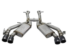 Cargar imagen en el visor de la galería, aFe MACHForce XP 3in 304 SS Axle-Back Exhaust Dual Exhaust (NPP) w/ Black Tips 16-17 Camaro SS V8