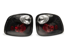 Load image into Gallery viewer, Raxiom 97-00 Ford F-150 Flareside Axial Series Altezza Style Tail Lights- Black- Clear Lens