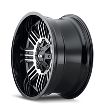 Cargar imagen en el visor de la galería, ION Type 144 20x9 / 6x135 BP / 18mm Offset / 106mm Hub Black/Machined Wheel