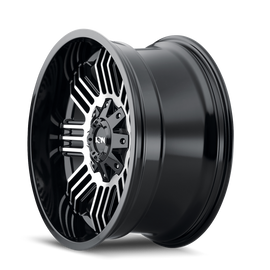 ION Type 144 20x9 / 8x170 BP / 18mm Offset / 125.2mm Hub Black/Machined Wheel