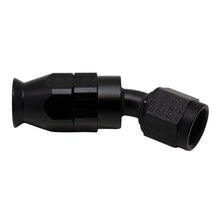 Cargar imagen en el visor de la galería, DeatschWerks 6 AN Female Flare Swivel 30-Degree Hose End PTFE - Anodized Matte Black