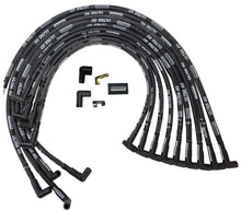 Cargar imagen en el visor de la galería, Moroso Chevrolet Small Block Ignition Wire Set - Ultra 40 - Sleeved - HEI - 90 Degree - Black