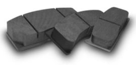 Wilwood Pad Set Purple Alum Rtr 6812 DLS Floater DPS 3 Hole