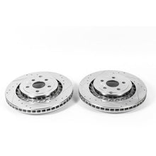 Cargar imagen en el visor de la galería, Power Stop 15-17 Chevrolet SS Rear Evolution Drilled &amp; Slotted Rotors - Pair