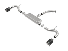 Cargar imagen en el visor de la galería, aFe Takeda 2.5in 409 SS Axle-Back Exhaust System Carbon Fiber 18-20 Hyundai Elantra GT L4-1.6L(t)