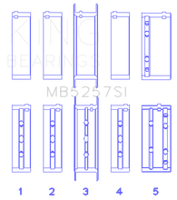Cargar imagen en el visor de la galería, King Engine Bearings General Motors 379/V8 Ohv (Size +0.50mm) Main Bearing Set