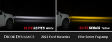 Cargar imagen en el visor de la galería, Diode Dynamics 2022+ Ford Maverick Elite Series Add-On LED Fog Light Kit Yellow