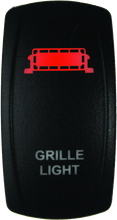 Load image into Gallery viewer, DragonFire Racing Lighted Switch Grill Light On/Off Red