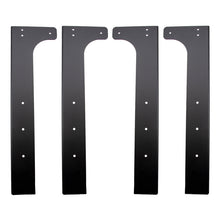Cargar imagen en el visor de la galería, Wehrli Modular Steel Work Bench Leg Kit 40in Tall x .120in Thick - Flat Black