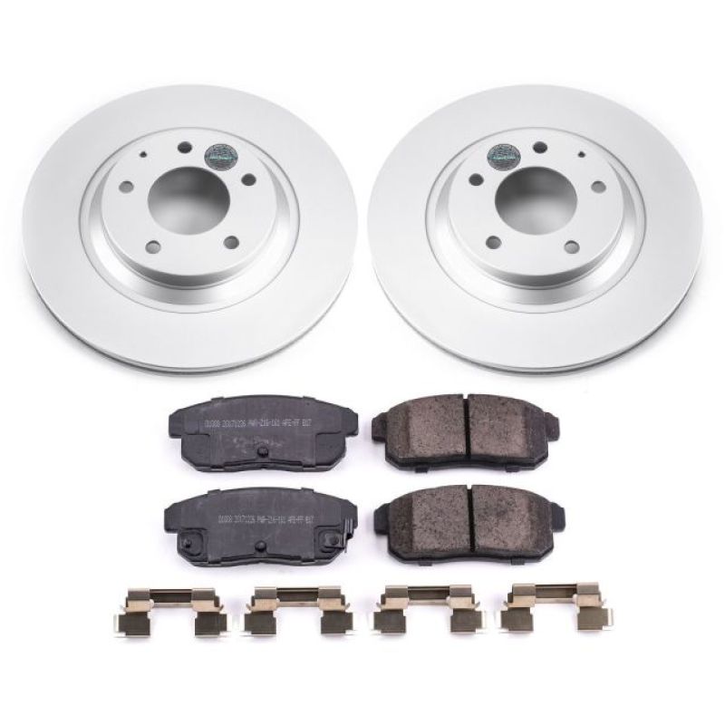 Power Stop 04-11 Mazda RX-8 Rear Z17 Evolution Geomet Coated Brake Kit