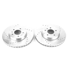 Cargar imagen en el visor de la galería, Power Stop 13-18 Cadillac ATS Front Evolution Drilled &amp; Slotted Rotors - Pair